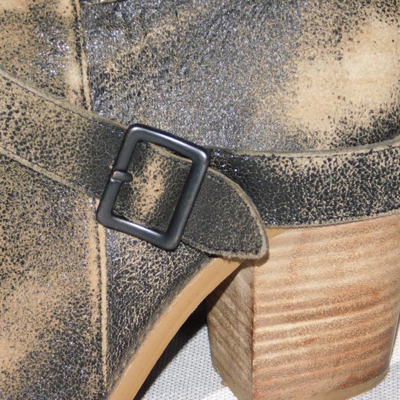 Kelsi Dagger Brooklyn Distressed Leather Ankle Boots Size 9M - Picture 11 of 15